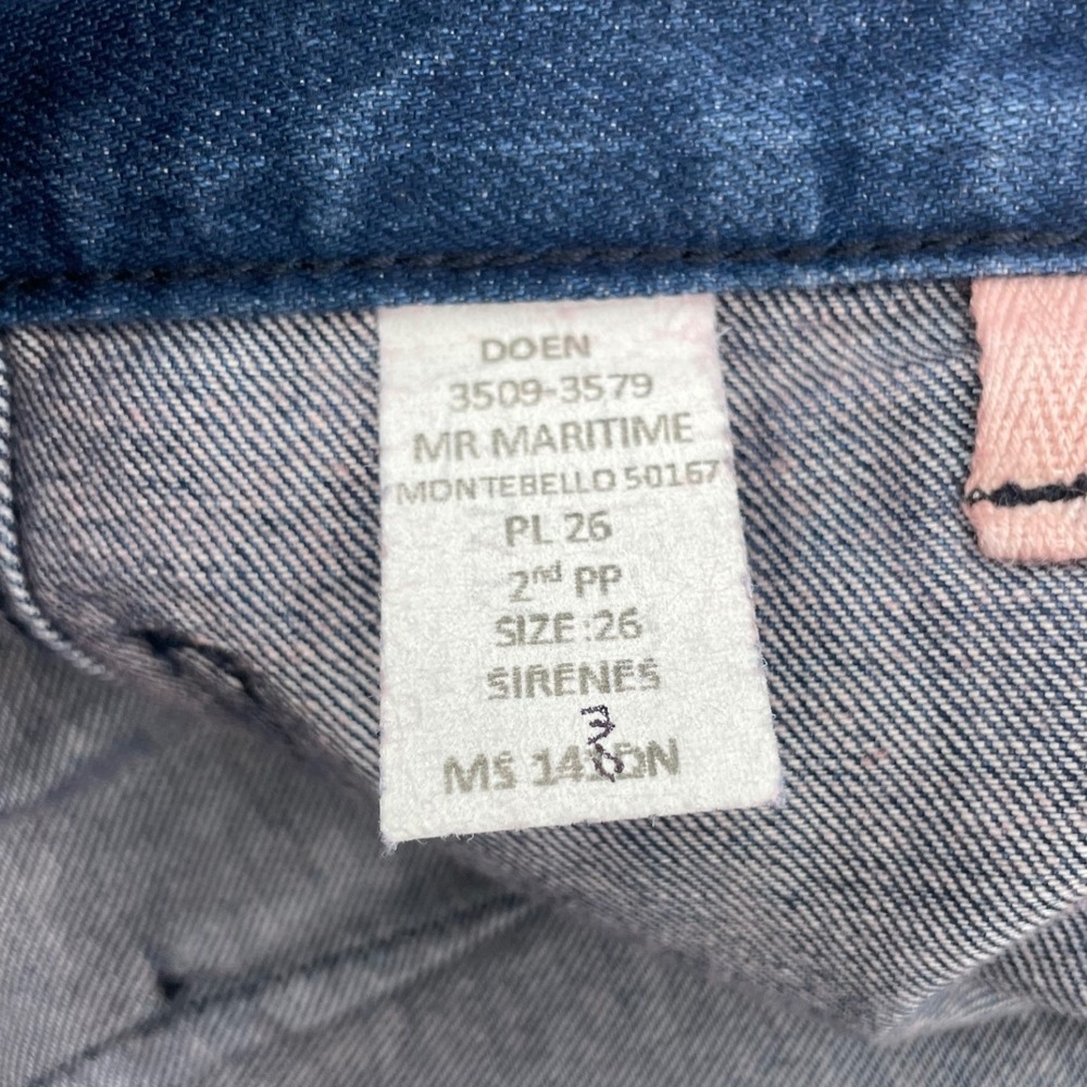 DOEN Pants Maritime 26 Blue Good - Picture 5 of 6